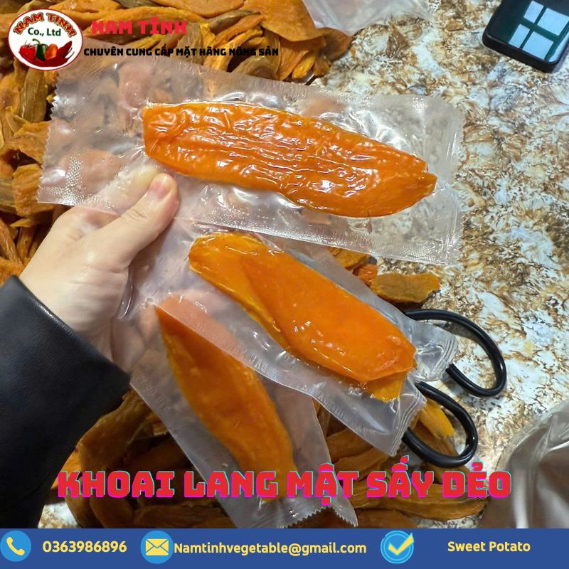 Hướng dẫn làm khoai mật sấy dẻo